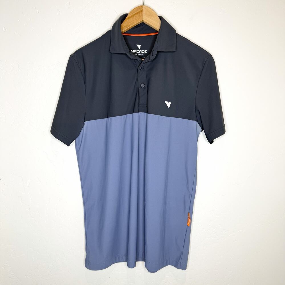 Macade Golf Concept Polo Shirt Men’s Medium Performance Color Block